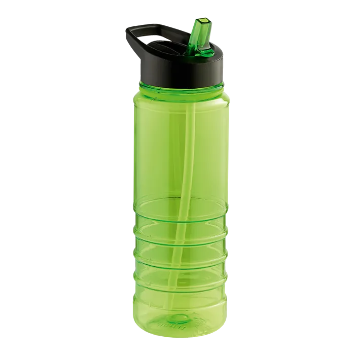 750ml Solid Coloured Tritan Bottle With Straw