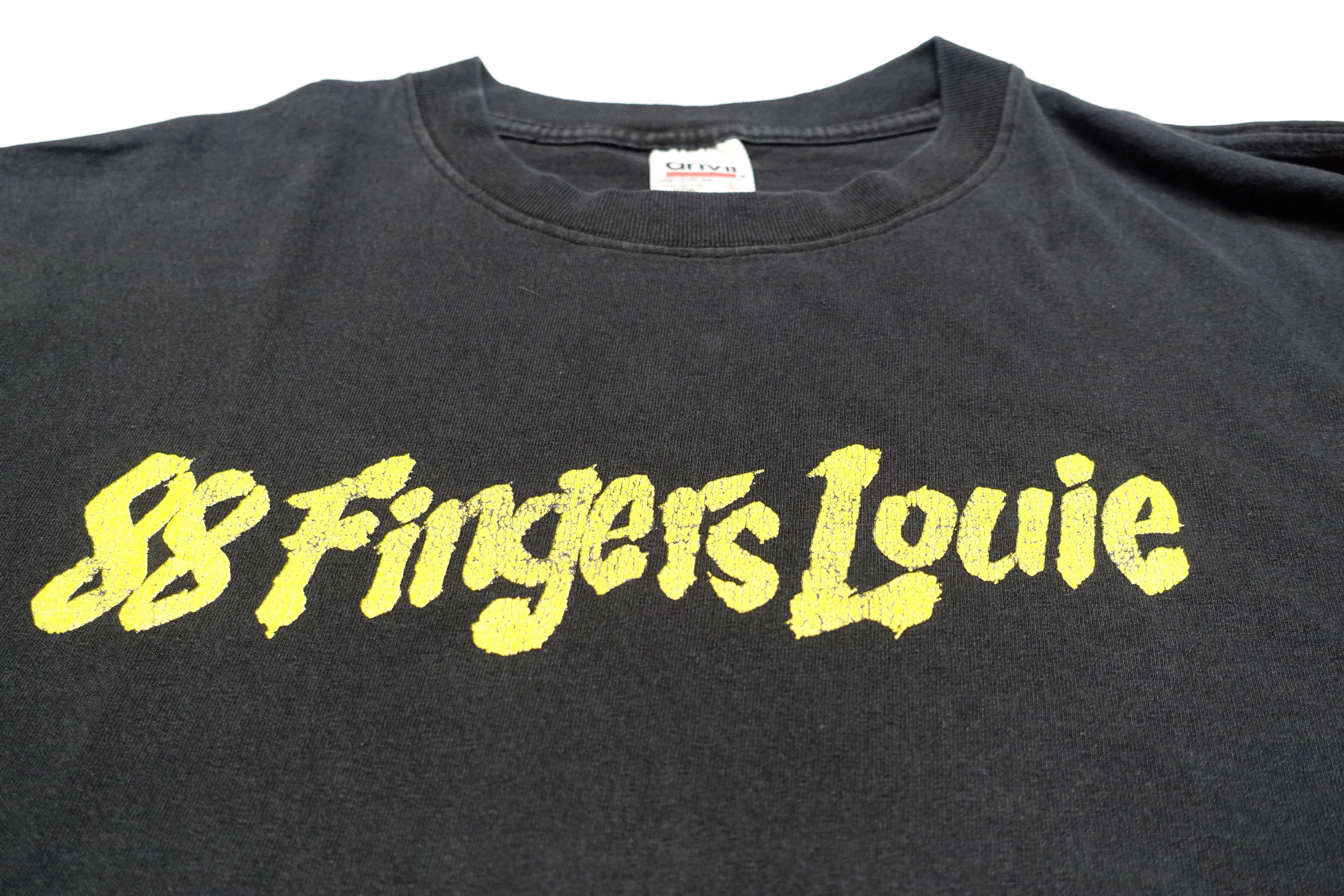 88 Fingers Louie – Yellow Logo Tour Shirt Size Large