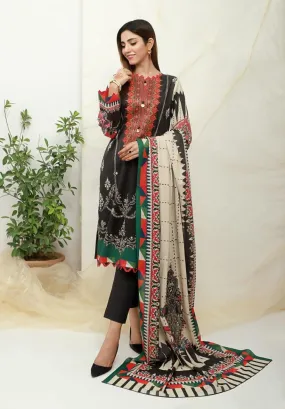 ACE Galleria Digital Embroidered Unstitched 3 Piece Lawn Suit ACE 12011