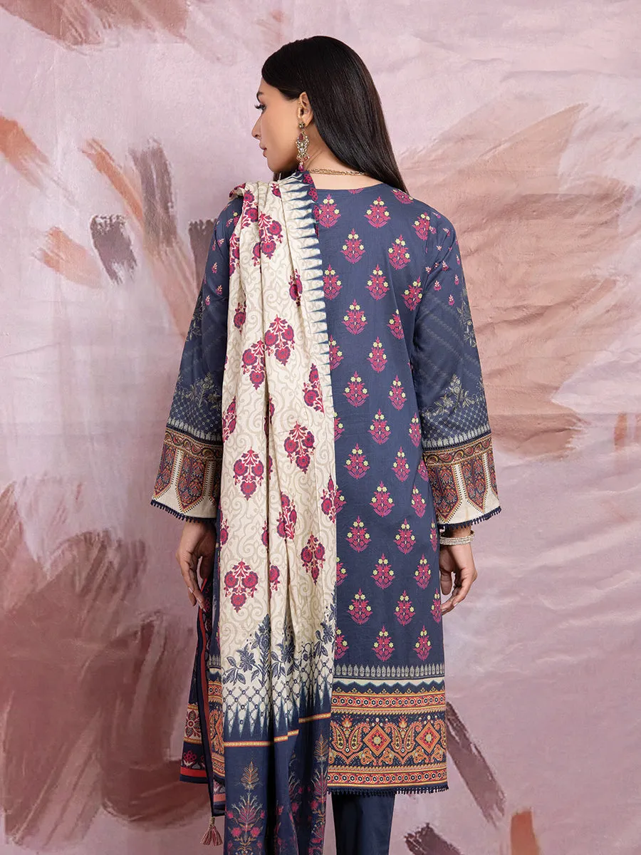 ACE Galleria Embroidered Lawn Unstitched 3Pc Suit A-WU3PS22-003