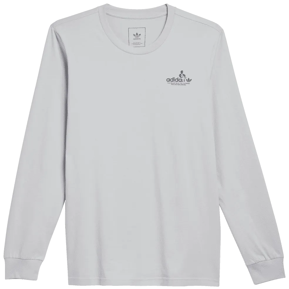 Adidas Mettz The Steps L/S Tee Light Solid Grey