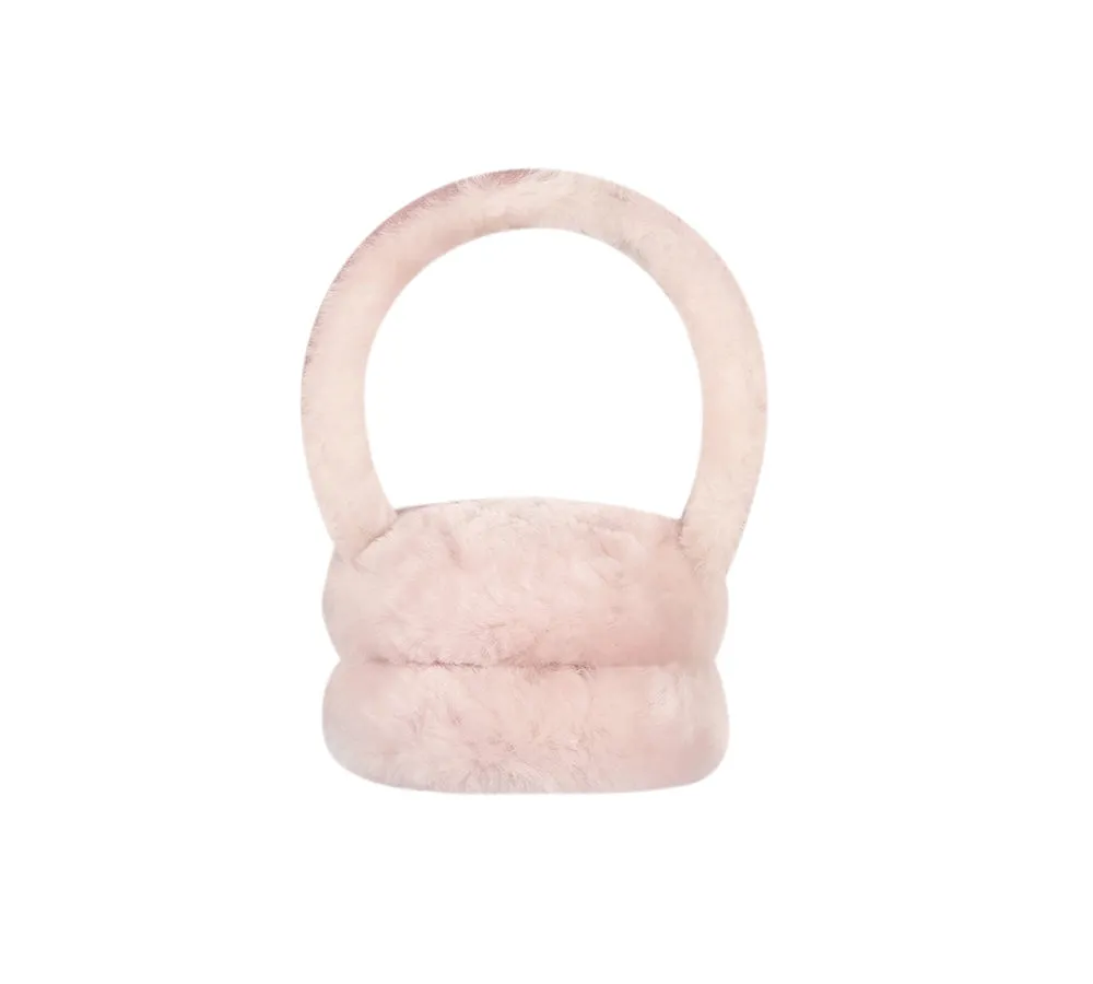 Adjustable Sheepskin Wool Connie Earmuff