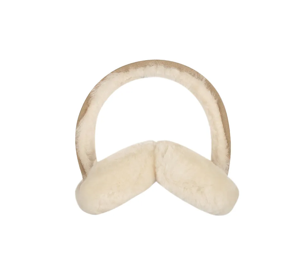 Adjustable Sheepskin Wool Connie Earmuff