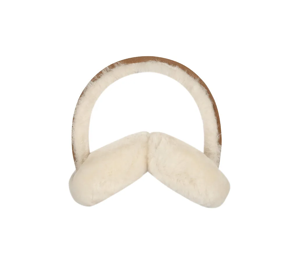 Adjustable Sheepskin Wool Connie Earmuff