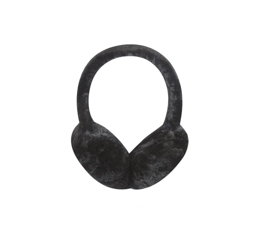 Adjustable Sheepskin Wool Connie Earmuff