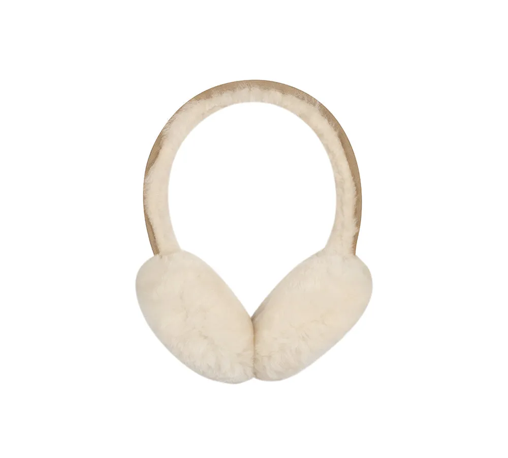 Adjustable Sheepskin Wool Connie Earmuff