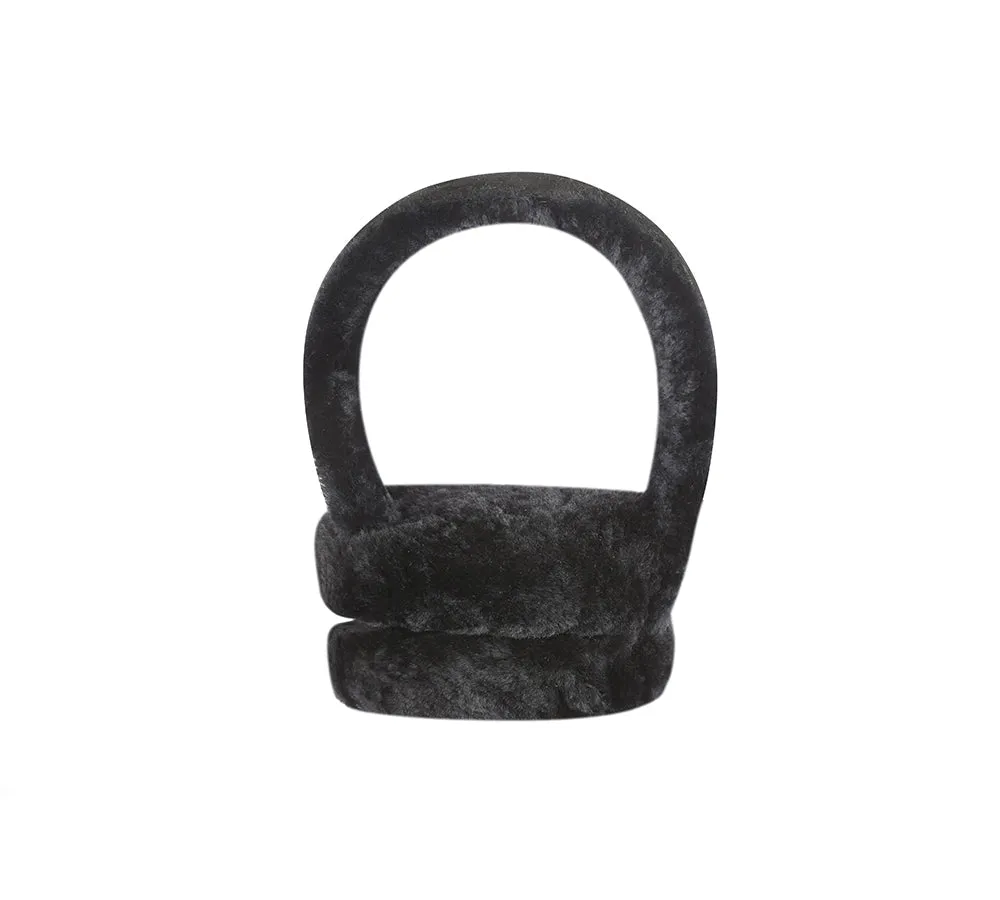 Adjustable Sheepskin Wool Connie Earmuff