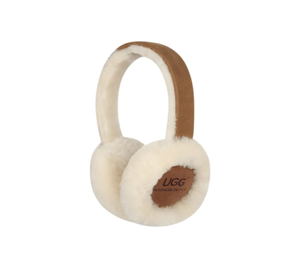 Adjustable Sheepskin Wool Connie Earmuff