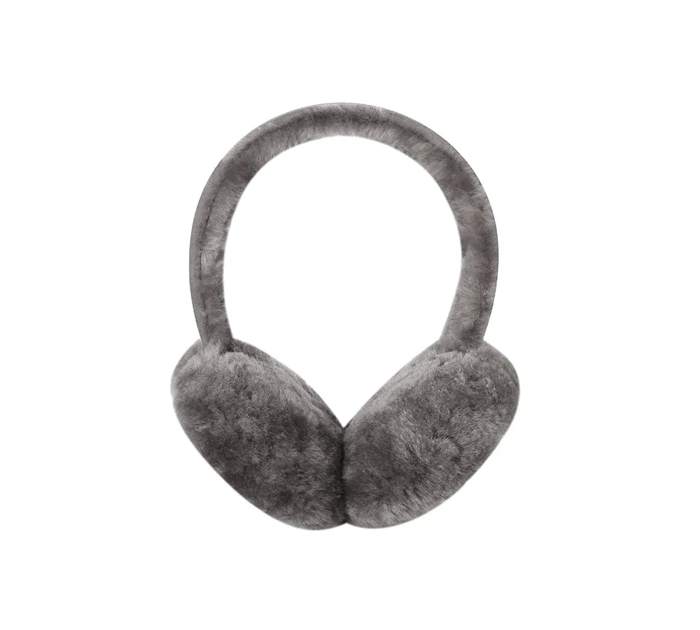 Adjustable Sheepskin Wool Connie Earmuff