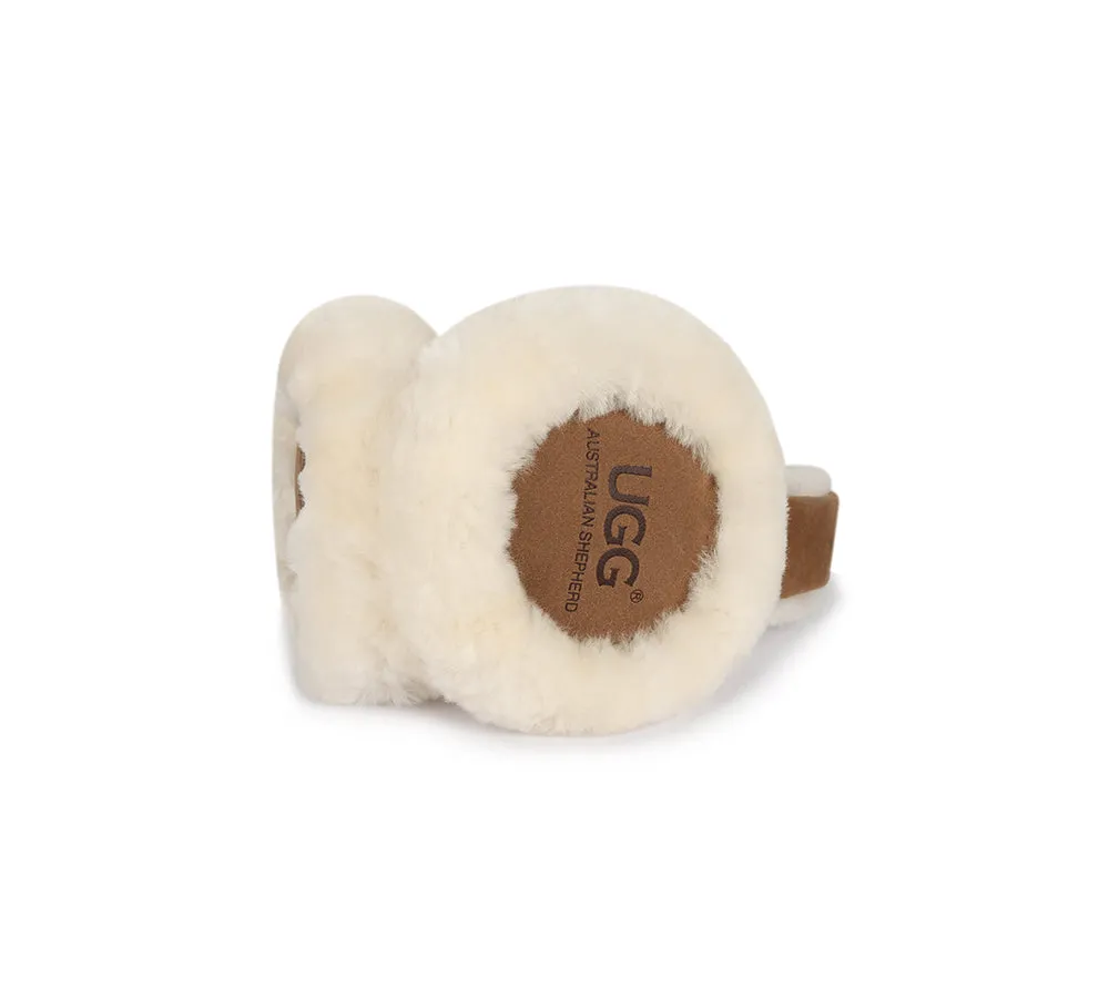 Adjustable Sheepskin Wool Connie Earmuff