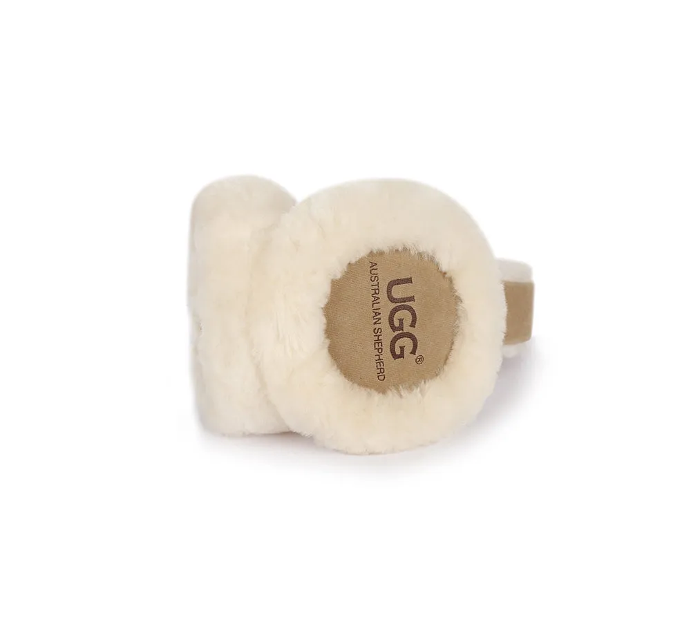 Adjustable Sheepskin Wool Connie Earmuff