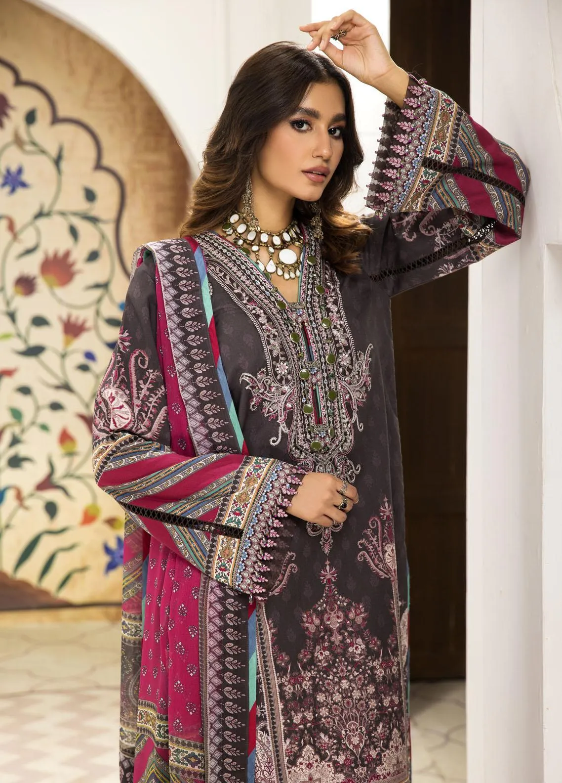 Anaya Unstitched 3 Piece Sasheen