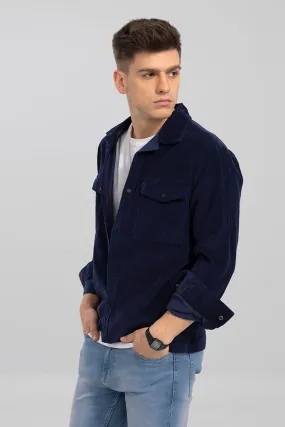 Artic Navy Corduroy Overshirt