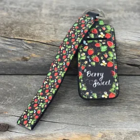 Berry Sweet Chapstick Keychain Holder