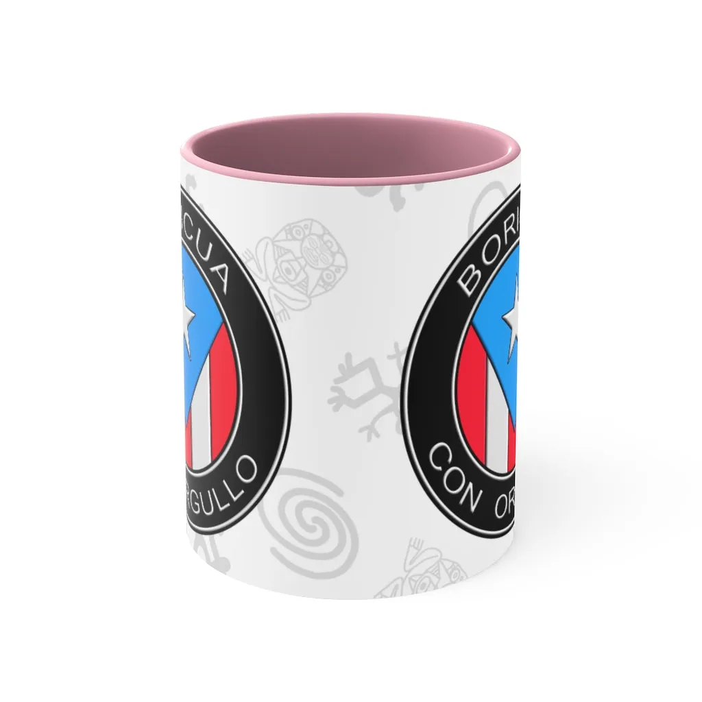 Boricua Con Orgullo - Accent Coffee Mug, 11oz