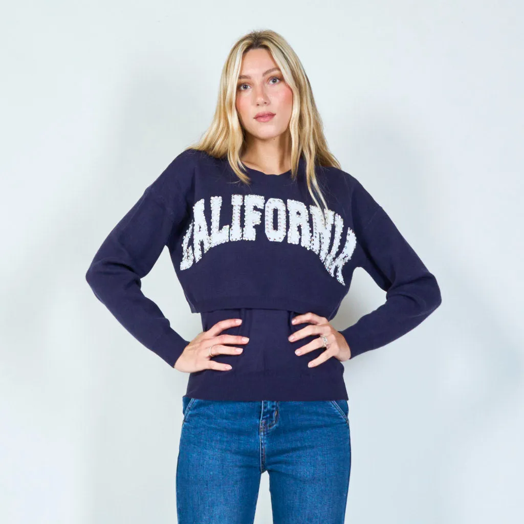 California graphic sweatshirt wholesale