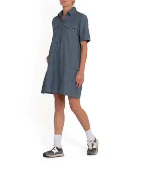 Chambray Honour Dress - Blue Chambray