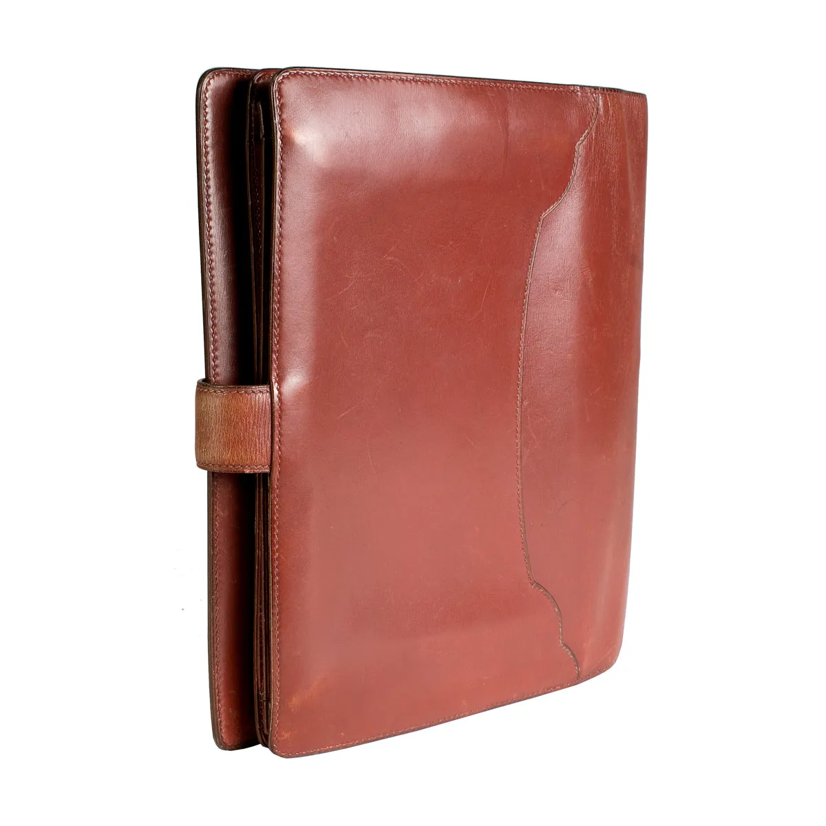 Cognac Leather Large Notebook