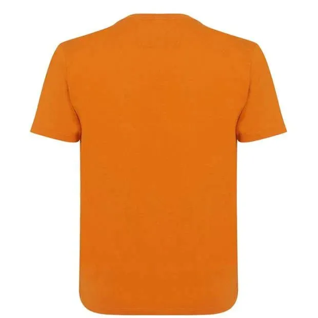 CP COMPANY Rubber Logo T-Shirt Orange