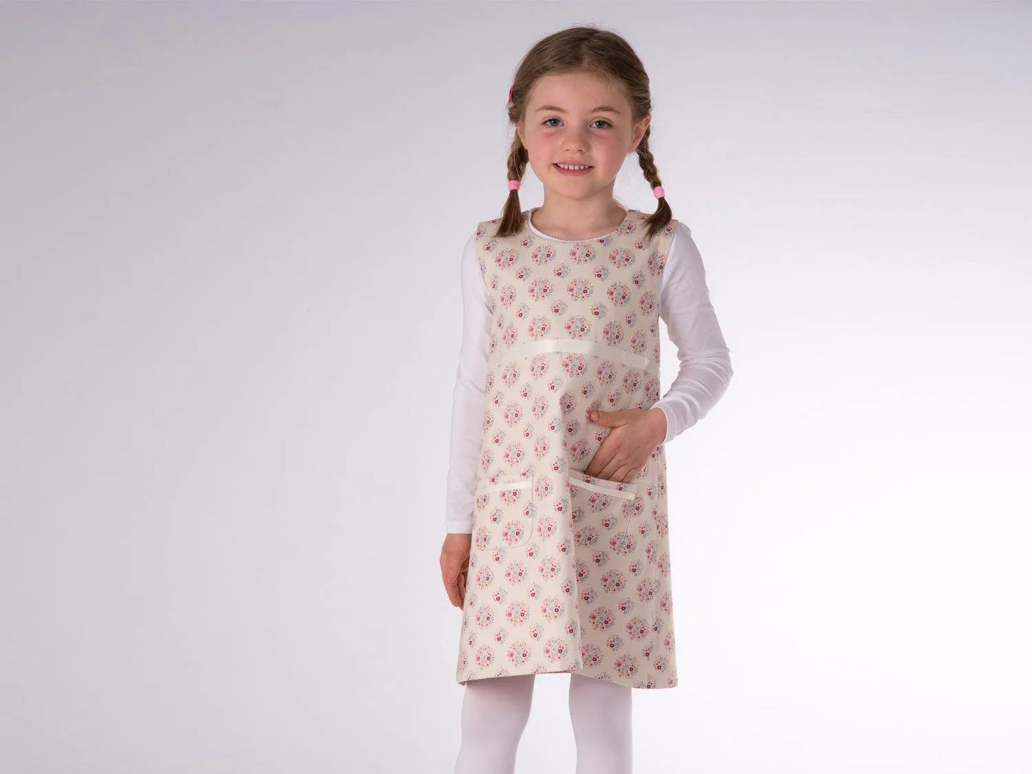 ELENA Baby girls reversible dress sewing pattern ebook pdf