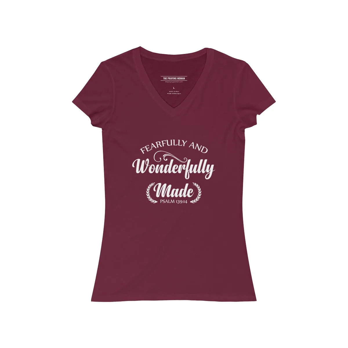 Fearfully and Wonderfully Made V-Neck Tee