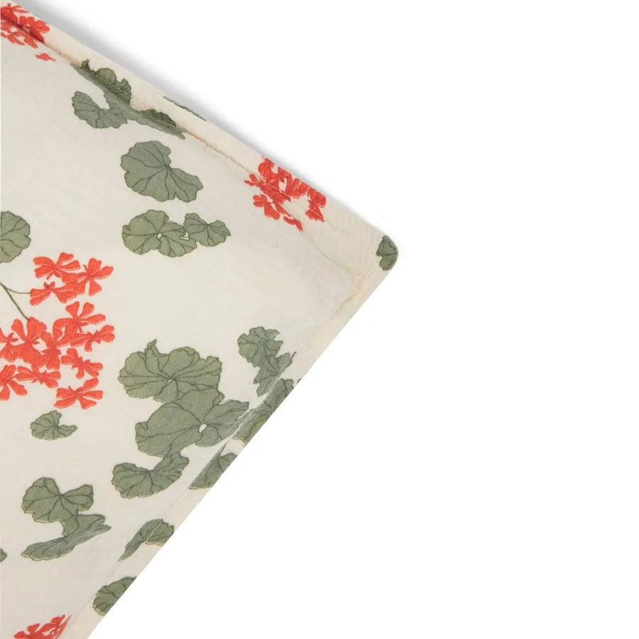 Garbo&Friends Pelargonium Muslin Pillowcase