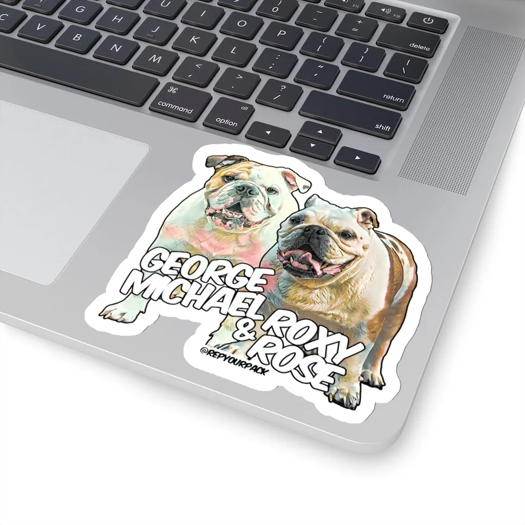 George Michael & Roxy Rose Stickers