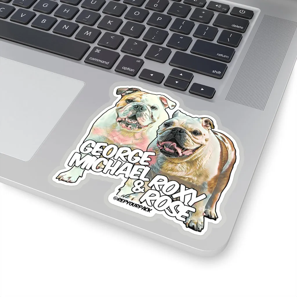 George Michael & Roxy Rose Stickers