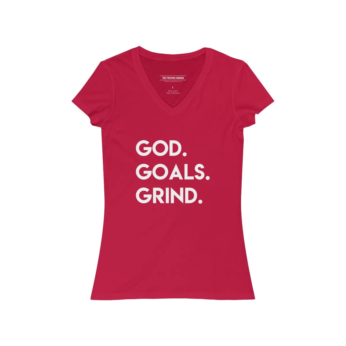 God Goals Grind V-Neck Tee