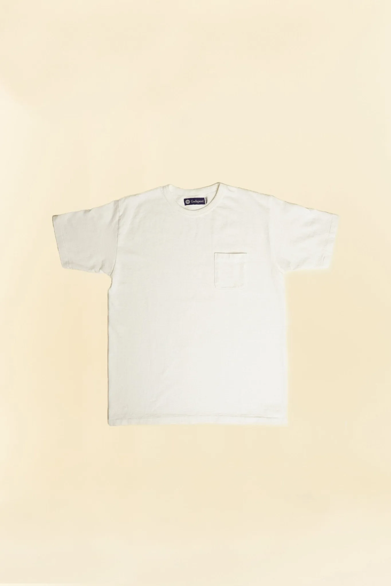 Godspeed Heavyweight Tsuriami 10oz Loopwheel Pocket T-Shirt - Natural