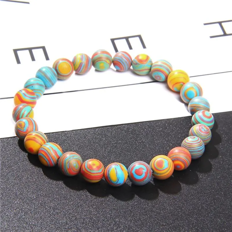 Handmade Natural Stone Beaded Bracelet