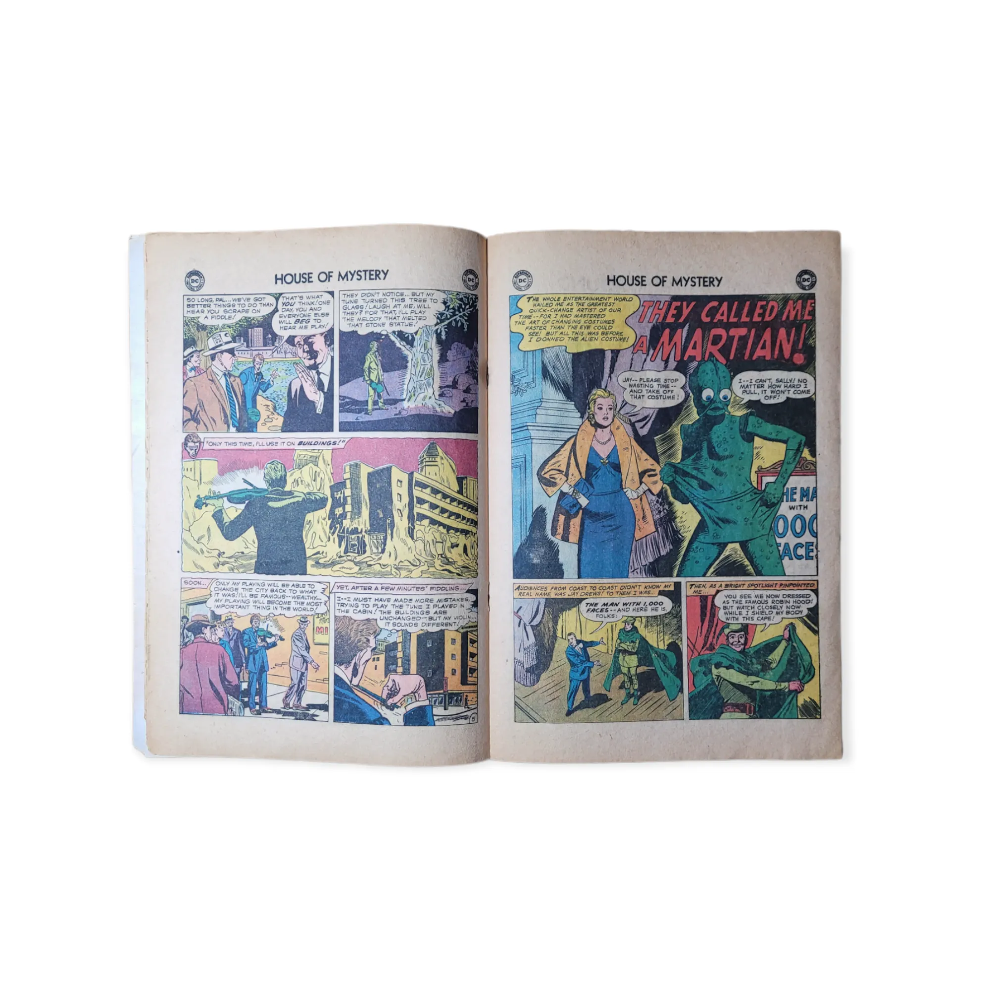 House Of Mystery #89 Sci-Fi Horror - DC Comics Secret Of The Cave Light (1959)