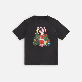 Kithmas Kids Santa Vintage Tee - Black