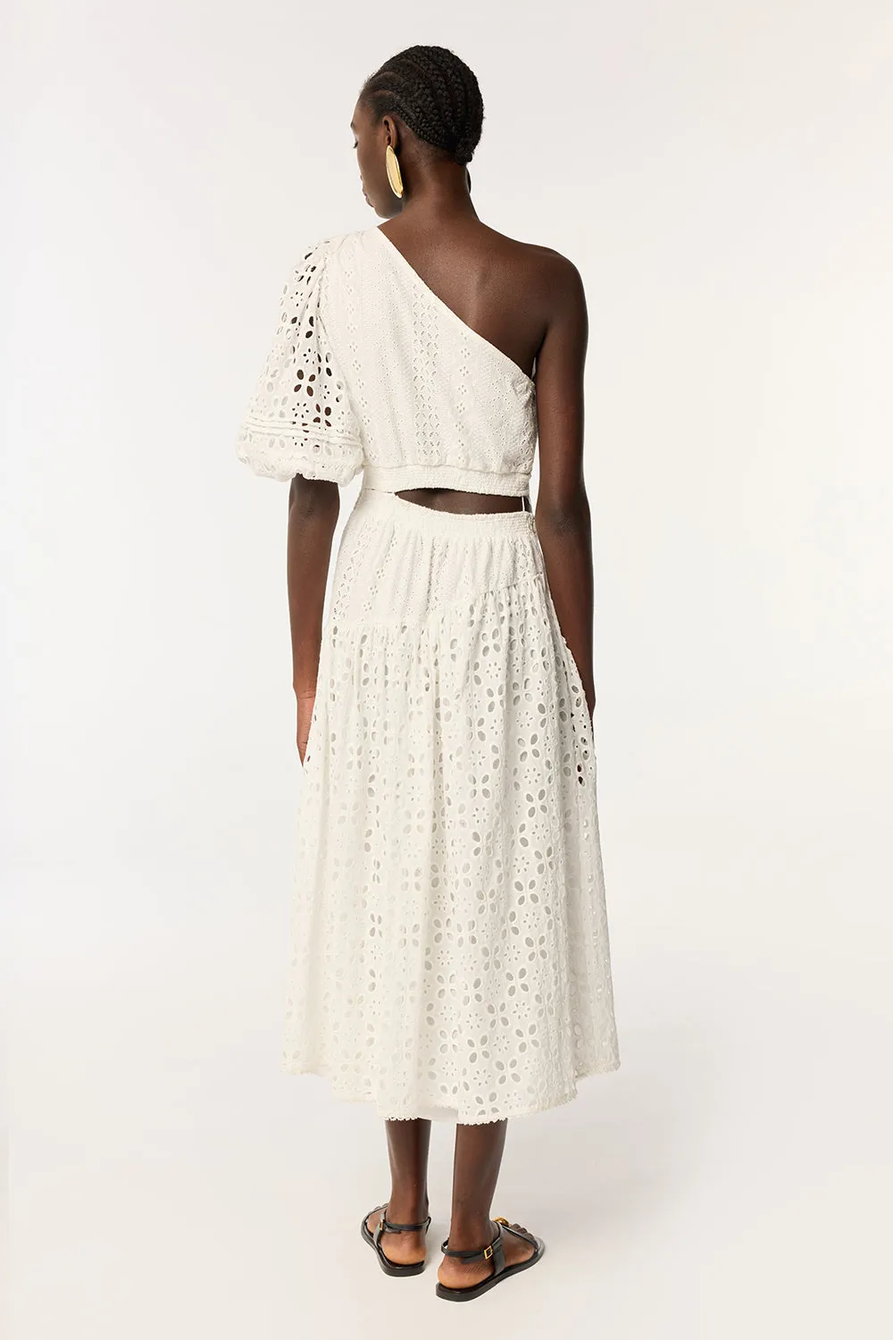 Long Dress Chantal - Natural White