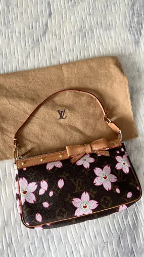 Louis Vuitton Monogram Canvas Limited Edition Cherry Blossom Pochette