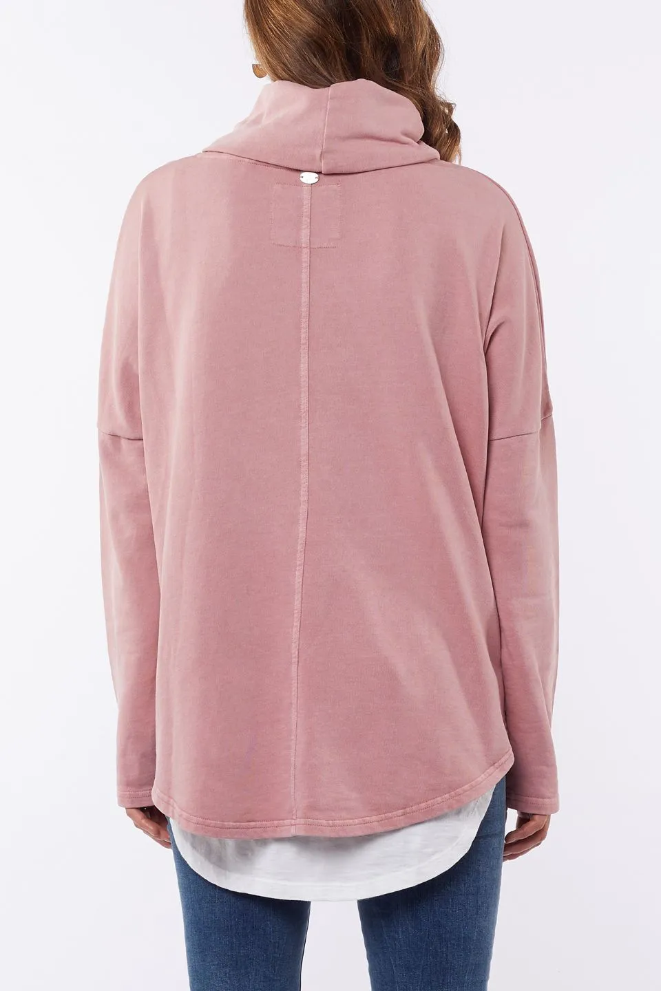 Luxe Cosy Blossom Cowl Sweat Top