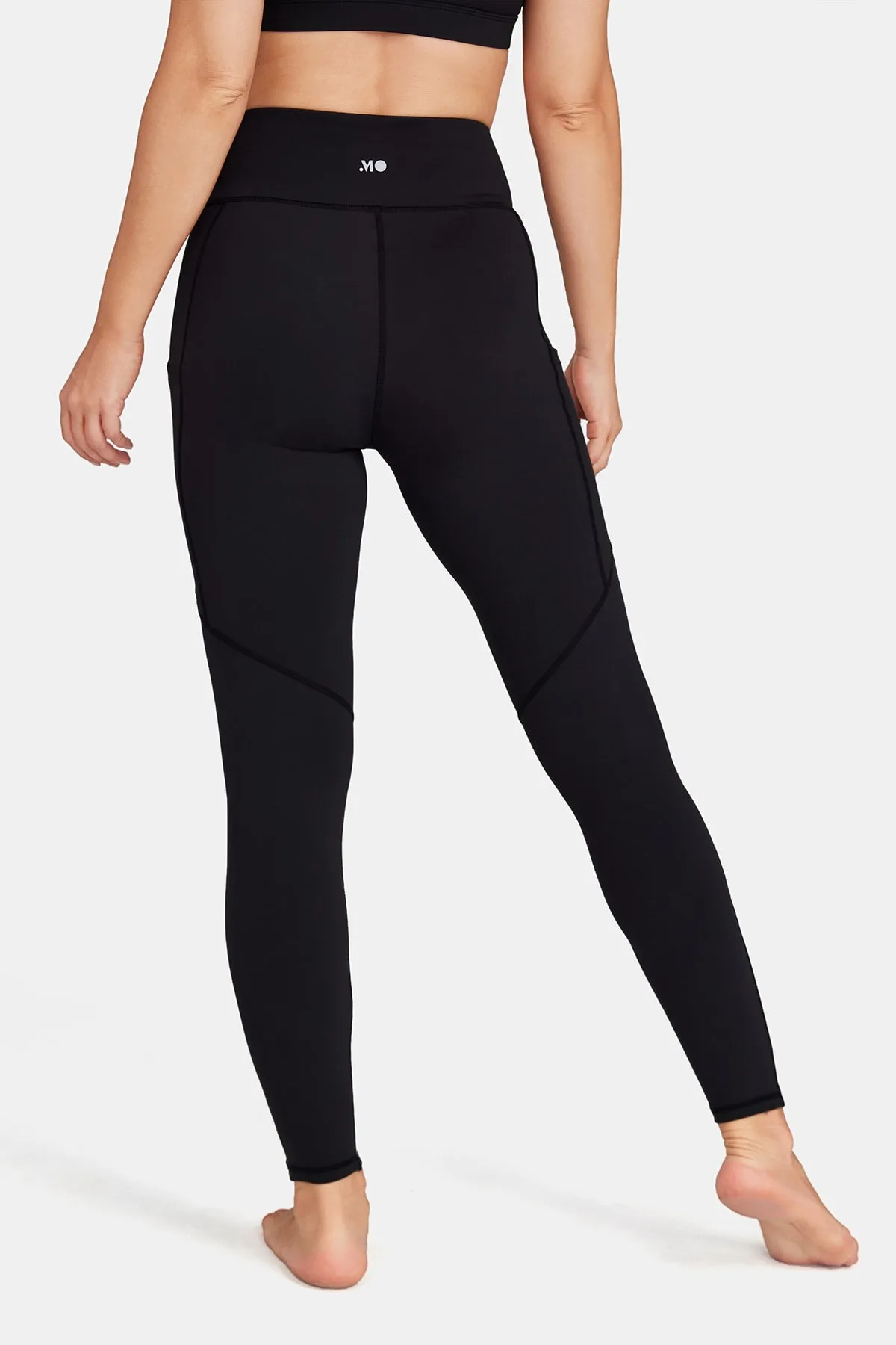 Mesh Panels High-Rise Tight Leggings