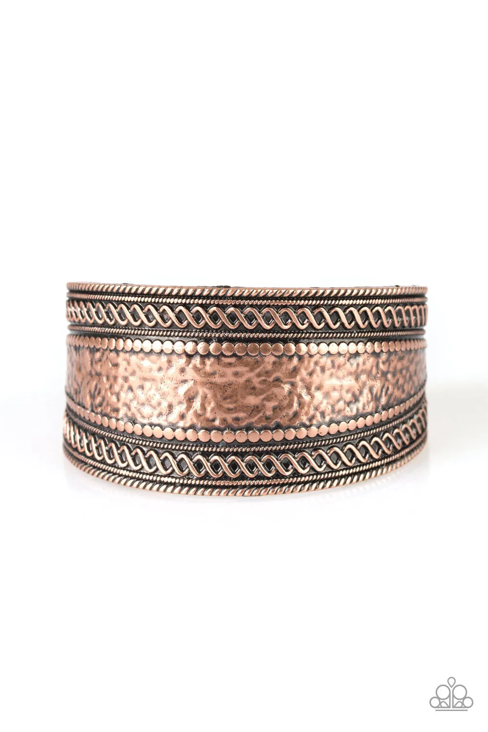 Paparazzi Adobe Adventure Copper Tribal Inspired Cuff Bracelet