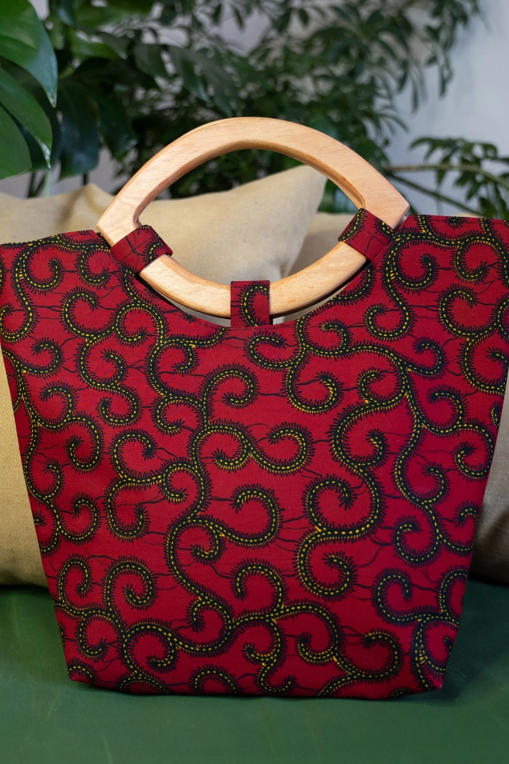 RED MACCA African Print Tote Bag