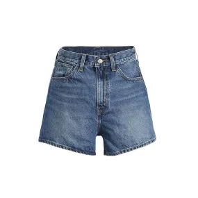 Shorts Donna Levi's Mom Anni '80 Blu Scuro