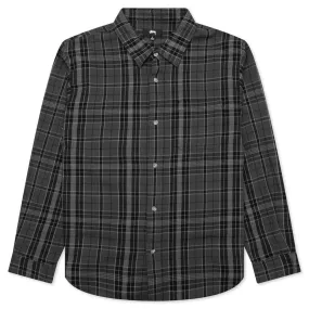 Stones Plaid Shirt - Black