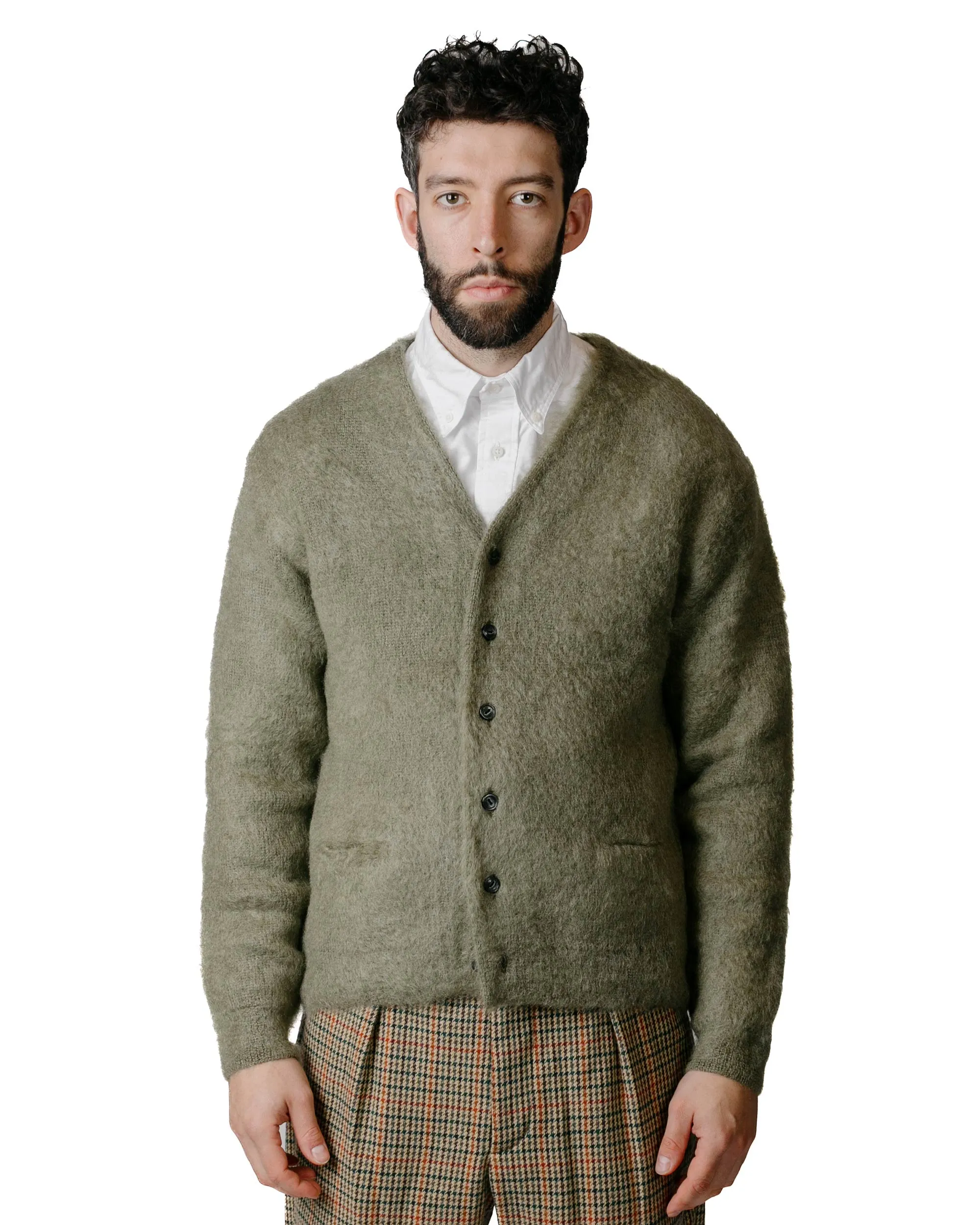 The Real McCoy's MC19103 JM Mohair Cardigan Mint