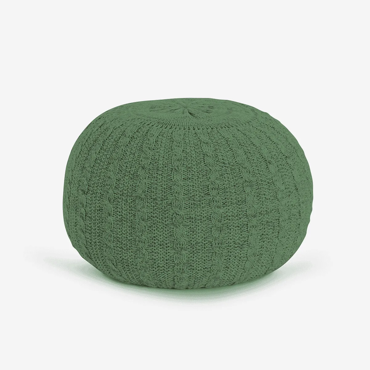 Tutti Bambini Knitted Pouffe - Sage Green