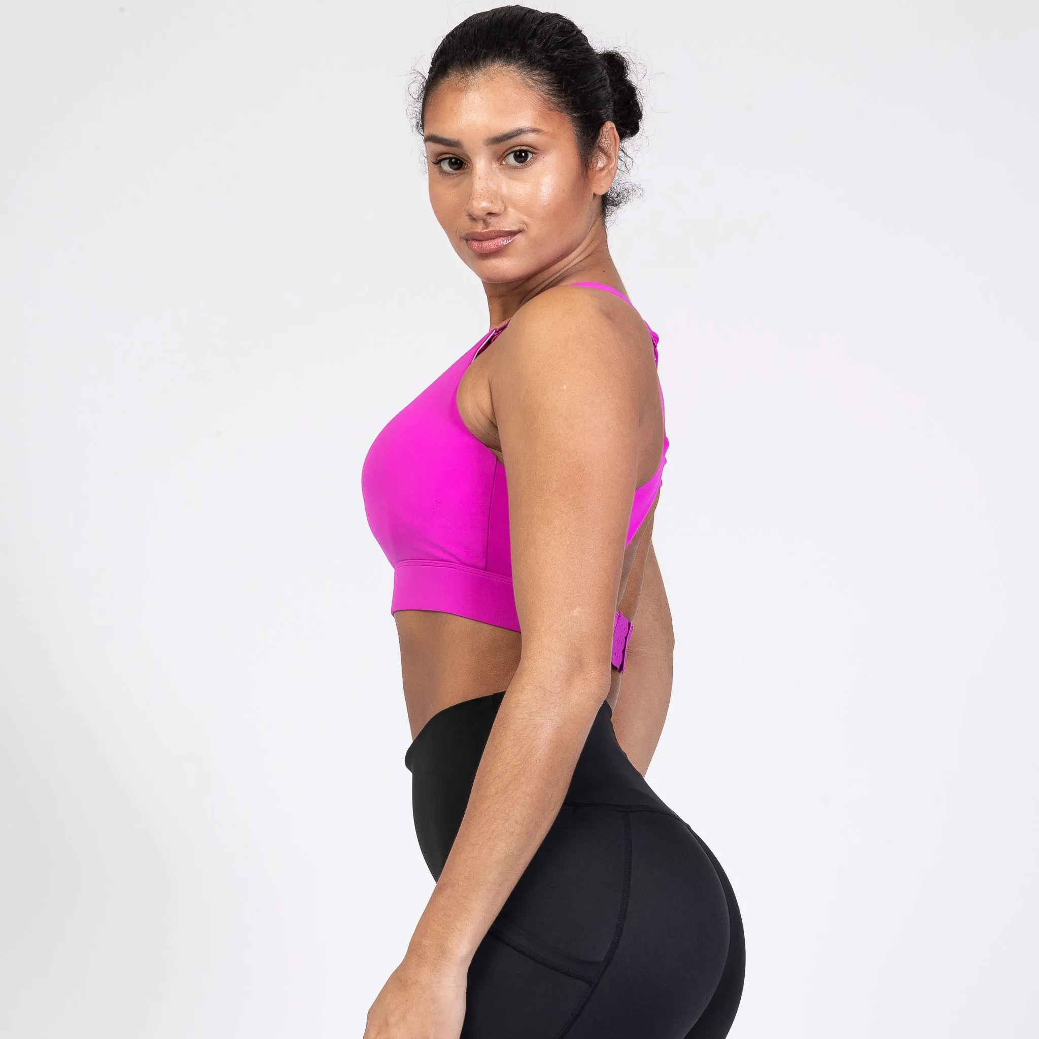 Venice 3 Ultimate Support Full Coverage Nursing & Pumping Sports Bra (Dragon Fruit)