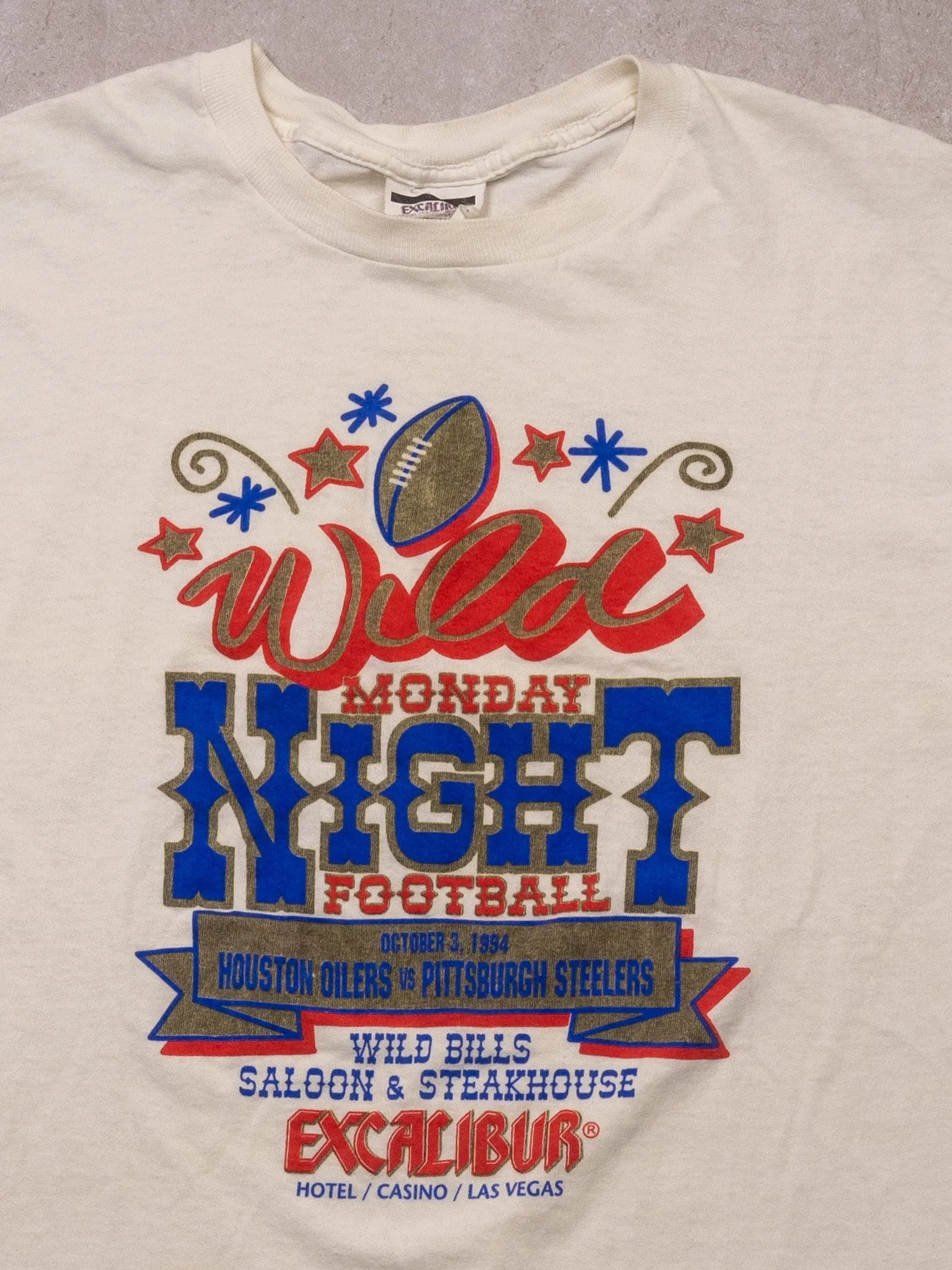 Vintage '94 Monday Night Football Excalibur Vegas Tee (L)